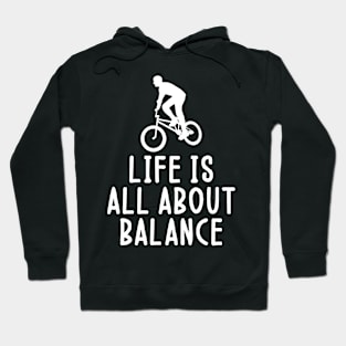 Life is all about balance funny handstand Hoodie